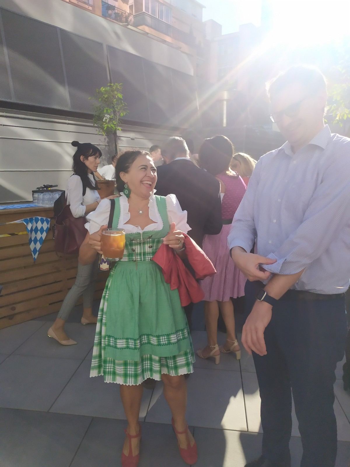 Escena del evento Allianz Oktoberfest en Madrid — producción Bacus Events