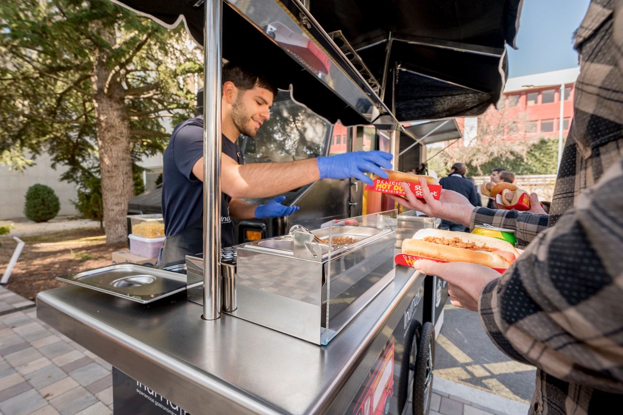 Escena del evento Allianz Oktoberfest en Madrid — producción Bacus Events
