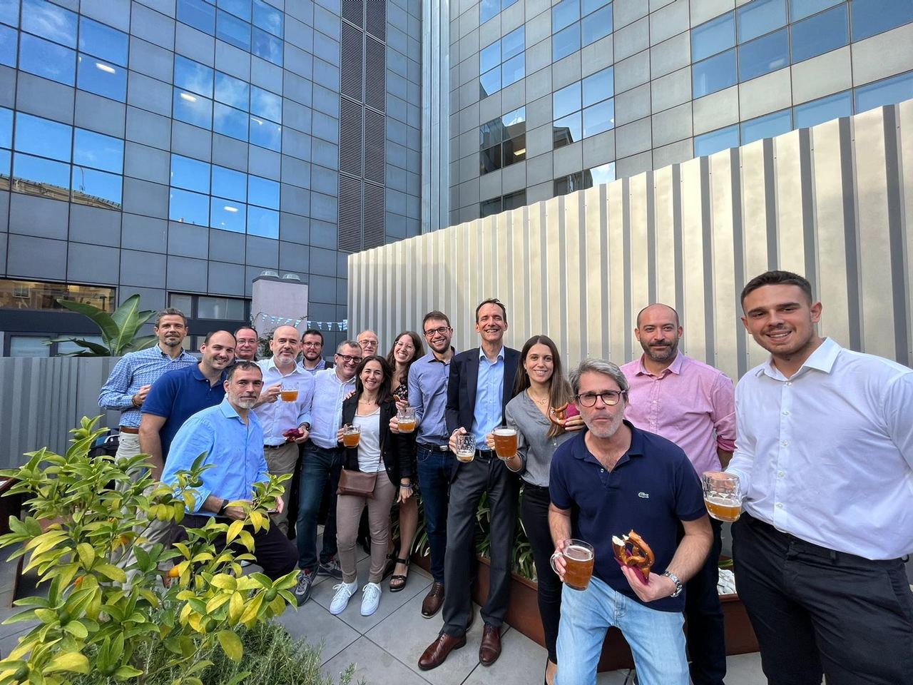 Escena del evento Allianz Oktoberfest en Madrid — producción Bacus Events