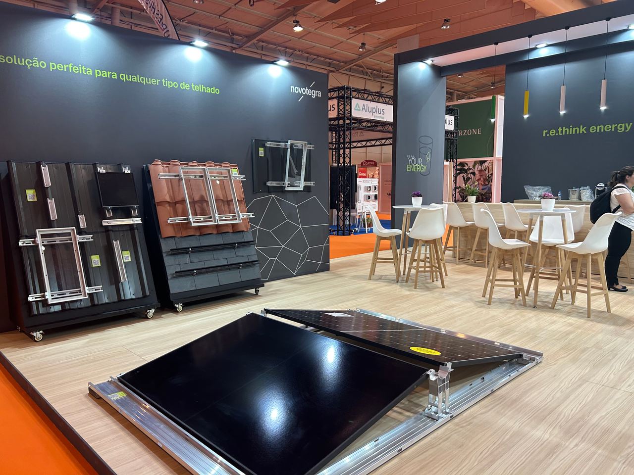 Escena del evento BAYWA Stand Genera en Madrid — producción Bacus Events