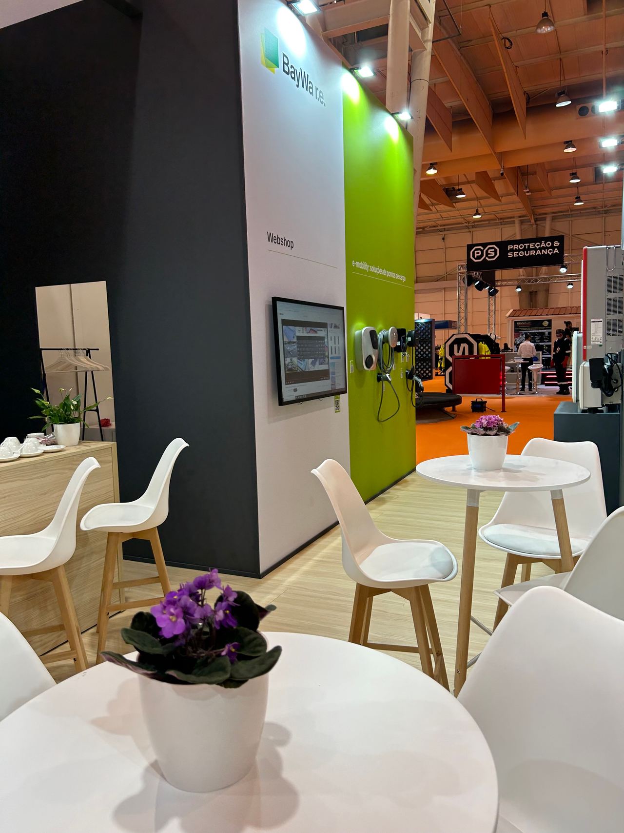 Escena del evento BAYWA Stand Genera en Madrid — producción Bacus Events