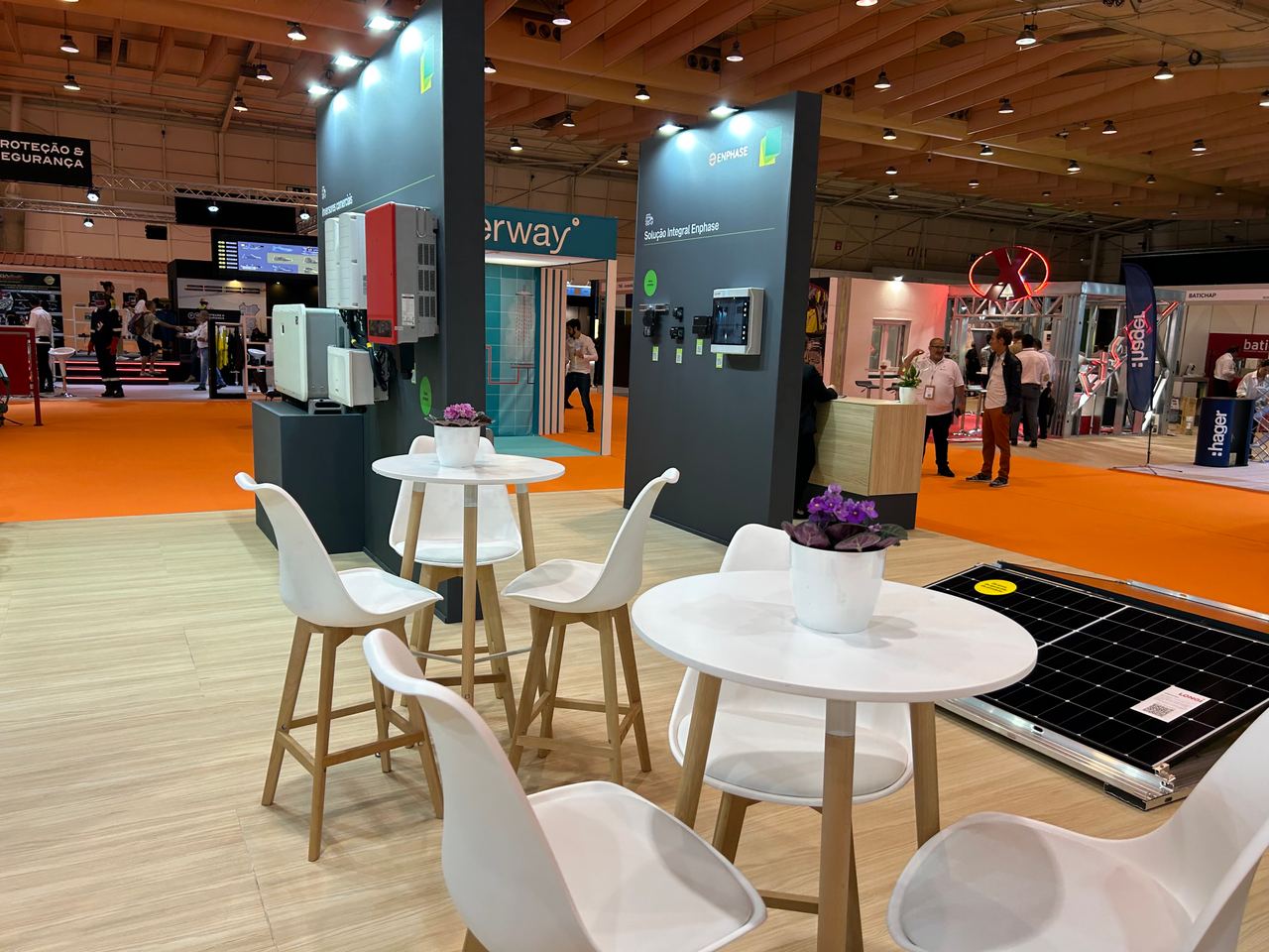 Escena del evento BAYWA Stand Genera en Madrid — producción Bacus Events