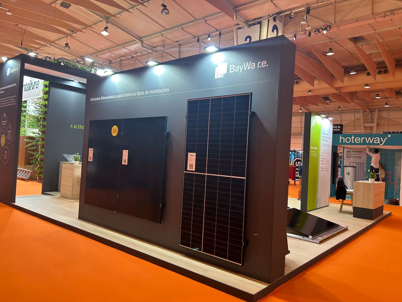 Escena del evento BAYWA Stand Genera en Madrid — producción Bacus Events