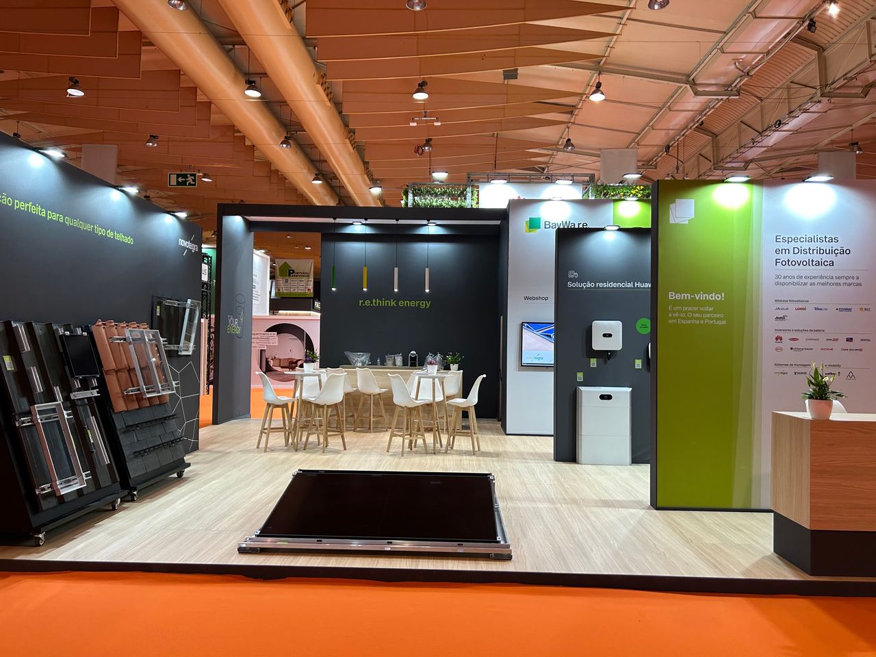 Escena del evento BAYWA Stand Genera en Madrid — producción Bacus Events