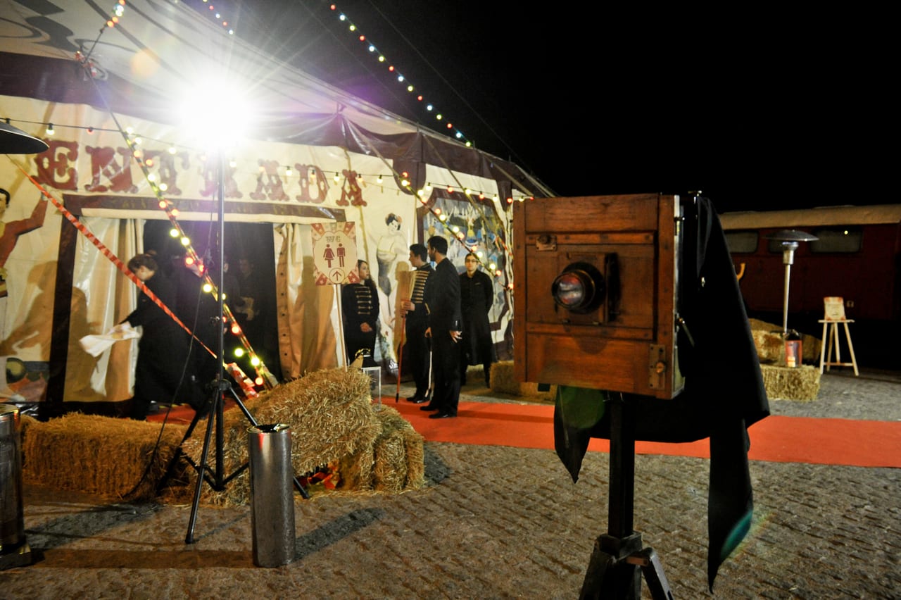 Exterior del Circo Raluy Barcelona en la velada corporativa King 2018 — producción Bacus Events