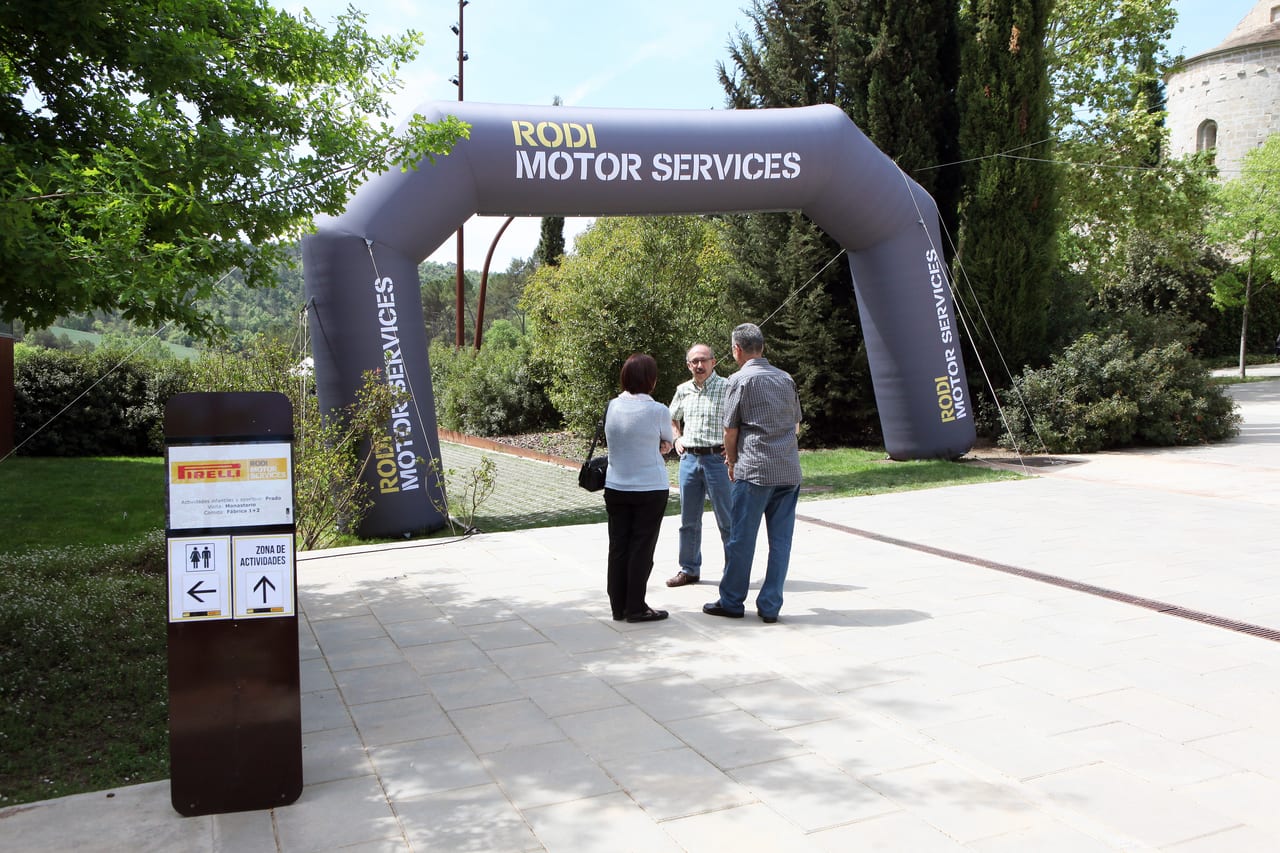 Escena del evento Pirelli Family Day en Barcelona — producción Bacus Events