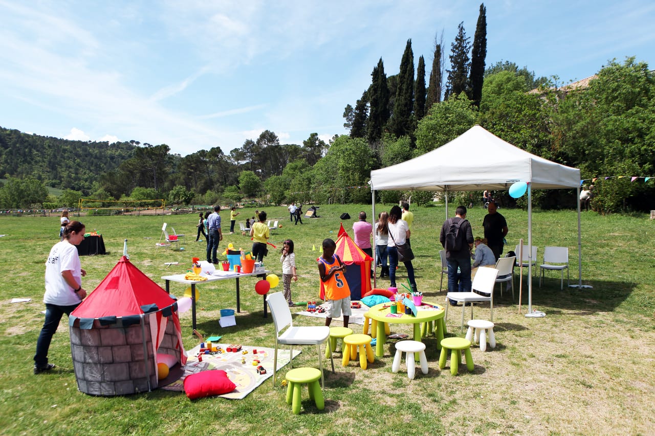 Escena del evento Pirelli Family Day en Barcelona — producción Bacus Events
