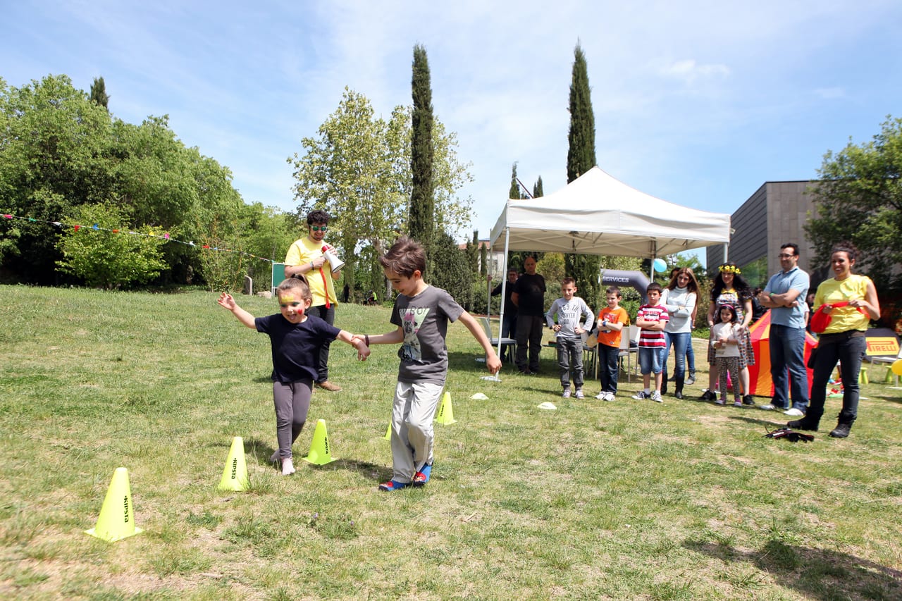 Escena del evento Pirelli Family Day en Barcelona — producción Bacus Events