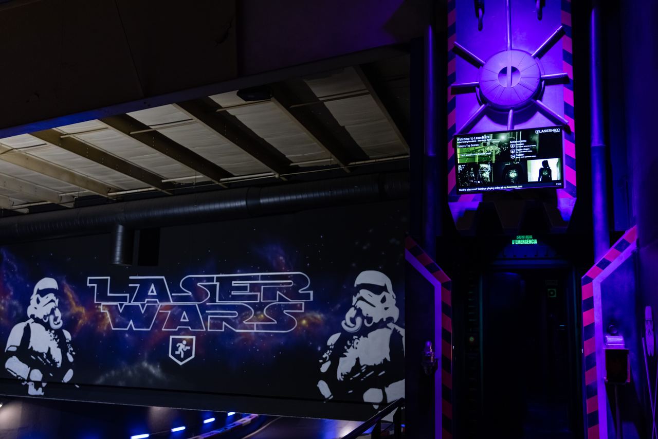 Escena del evento Fluendo Karting Team Building en Barcelona — producción Bacus Events