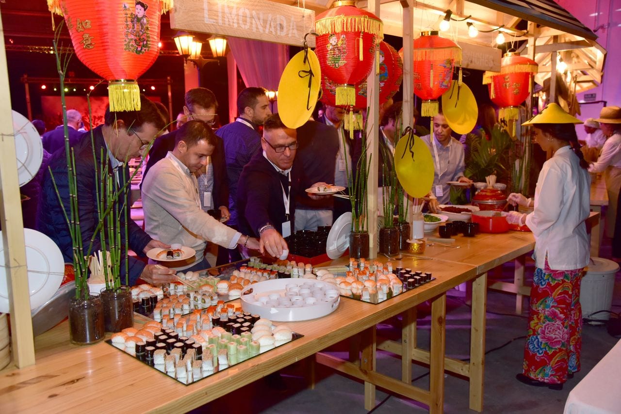 Escena del evento MediaMarkt Todos Queremos Todo en Barcelona — producción Bacus Events