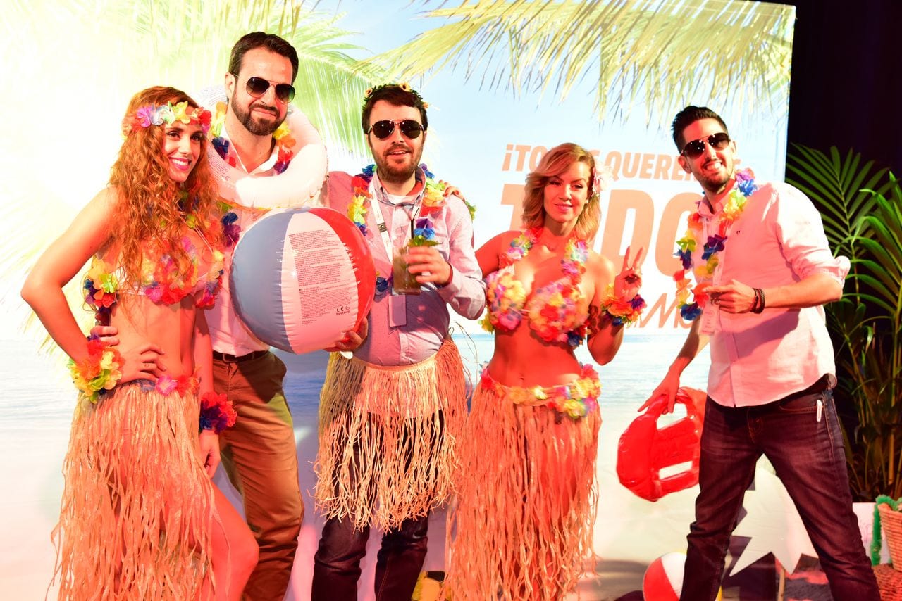 Escena del evento MediaMarkt Todos Queremos Todo en Barcelona — producción Bacus Events