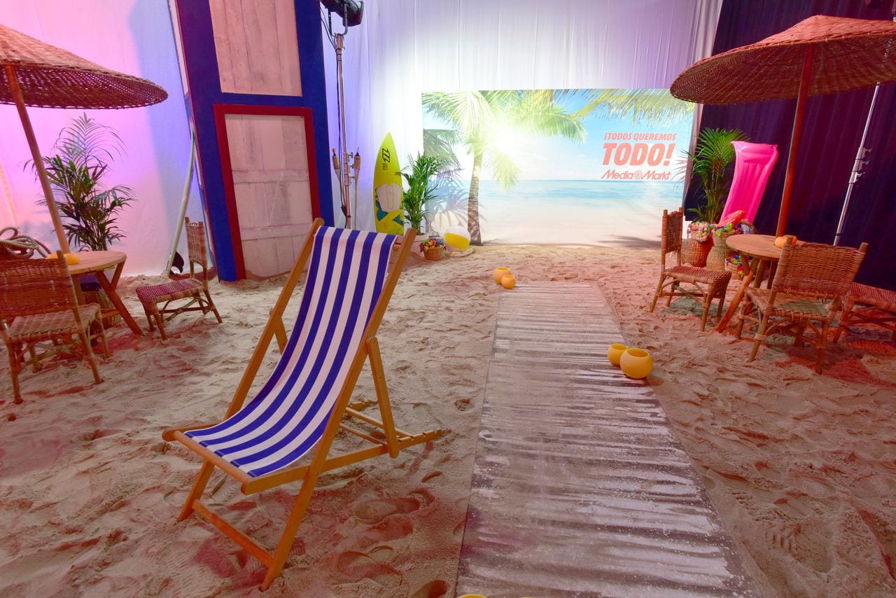 Escena del evento MediaMarkt Todos Queremos Todo en Barcelona — producción Bacus Events