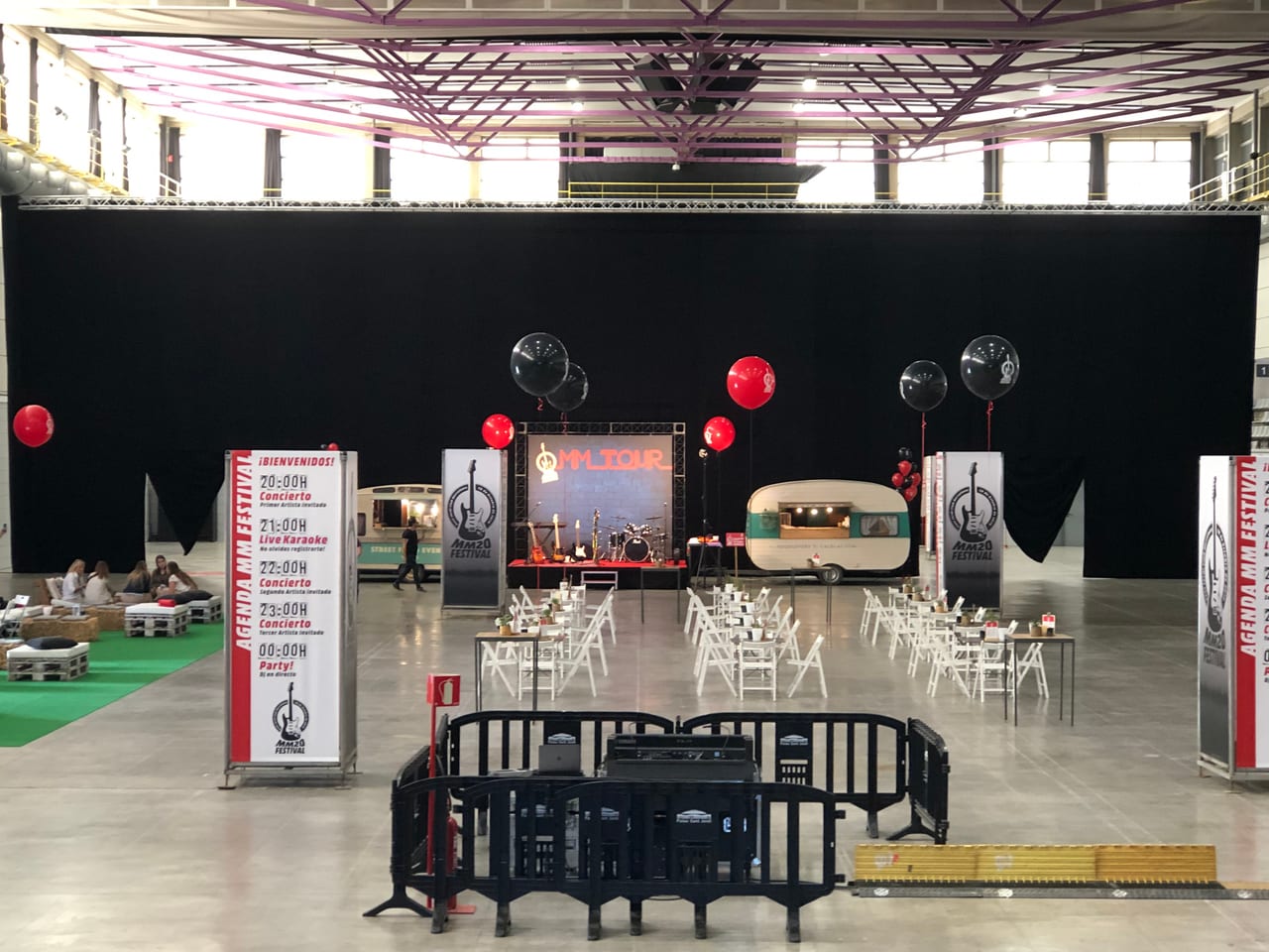 Escena del evento MediaMarkt Festival en Barcelona — producción Bacus Events