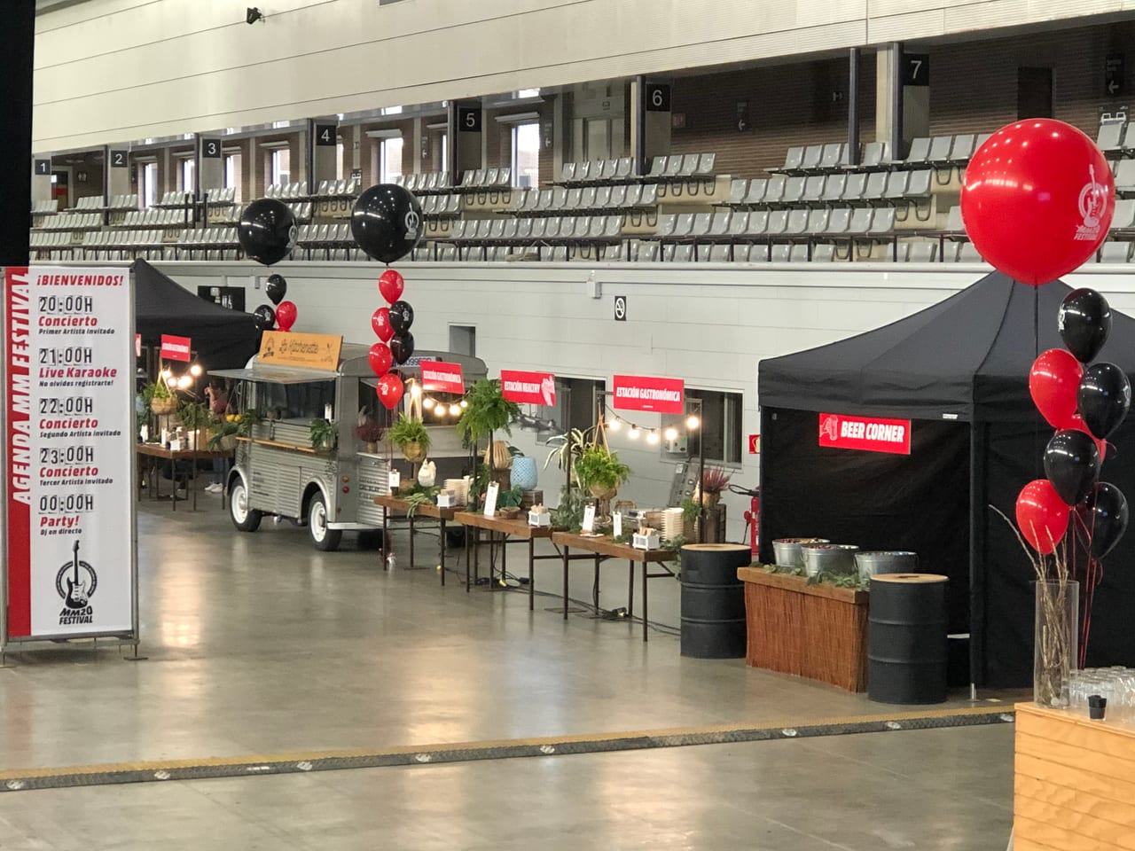Escena del evento MediaMarkt Festival en Barcelona — producción Bacus Events