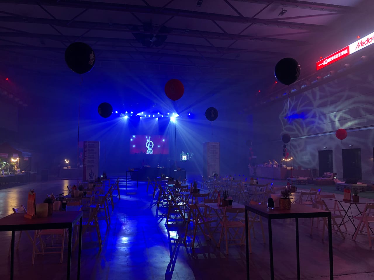 Escena del evento MediaMarkt Festival en Barcelona — producción Bacus Events