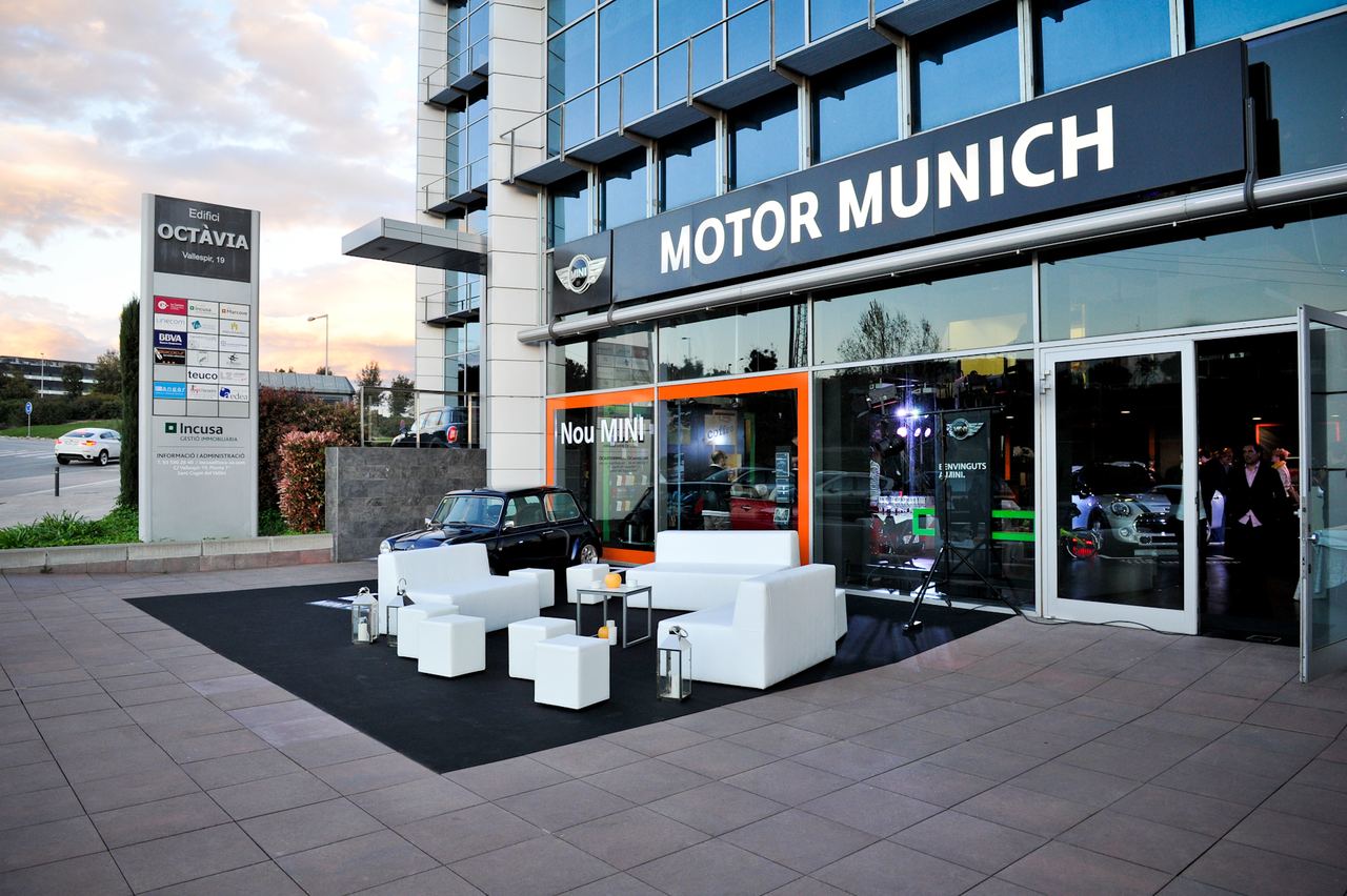 Evento Motor Munich MINI 2014 Barcelona — producción Bacus Events