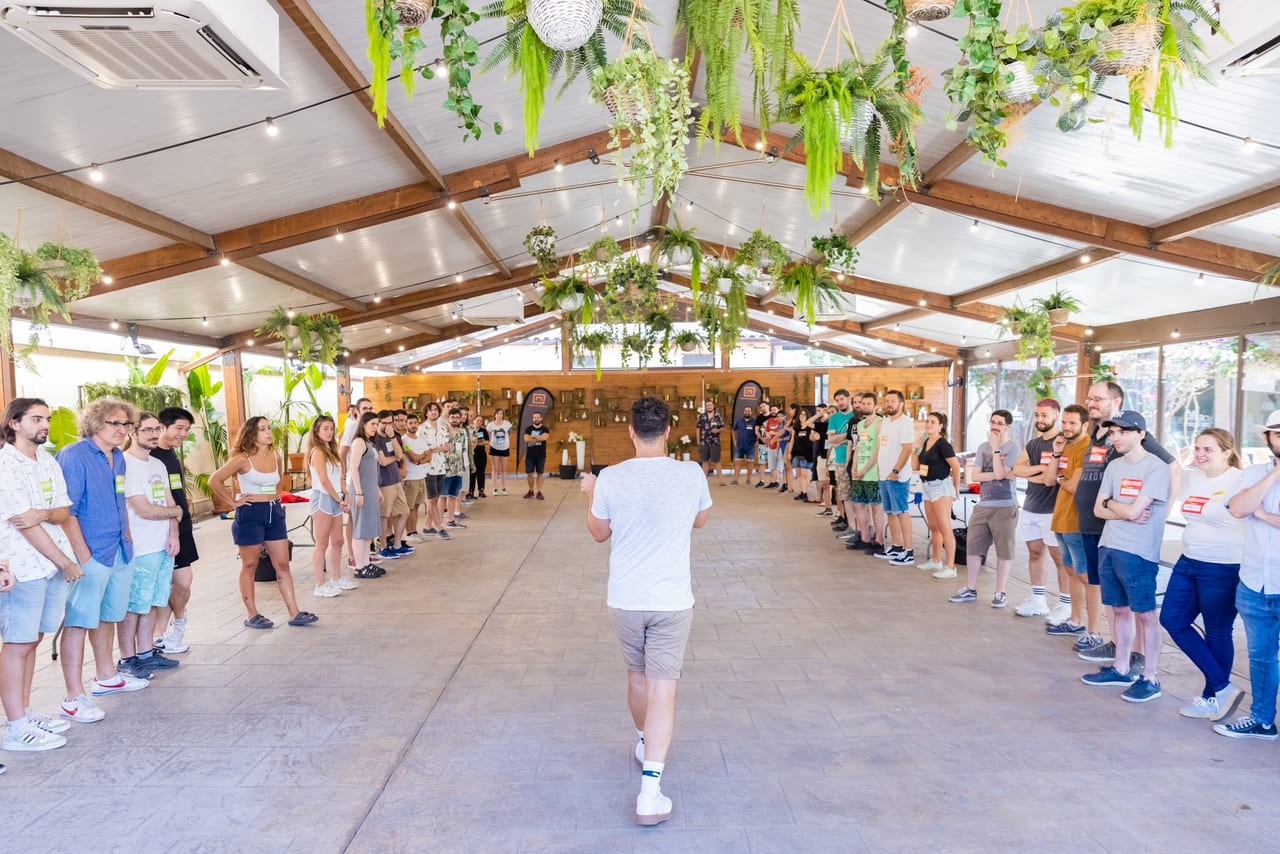 Escena del evento Novarama Summer en Clos La Plana — producción Bacus Events