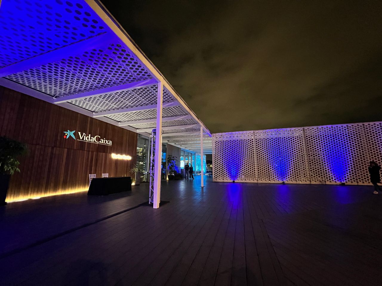 Escena del evento VidaCaixa Cena Mediadores Barcelona — producción Bacus Events