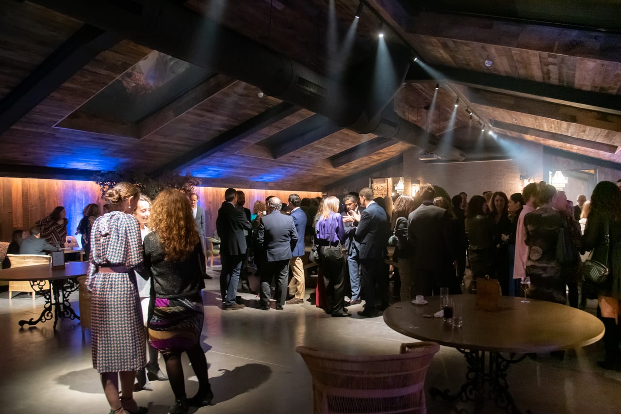 Cóctel VidaCaixa Cena Mediadores Madrid — producción Bacus Events