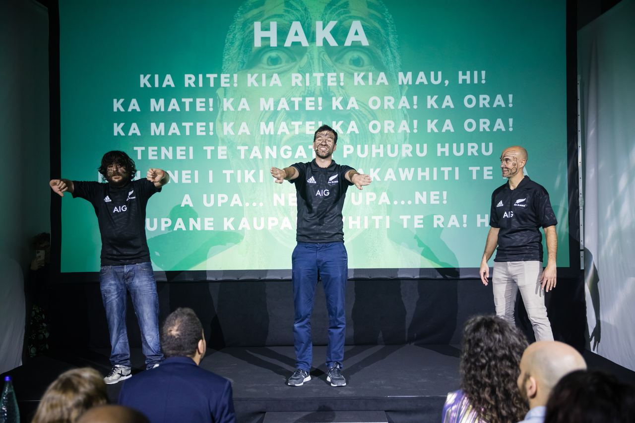 Escena corporativa Wallbox Airline 2019 Barcelona — producción Bacus Events
